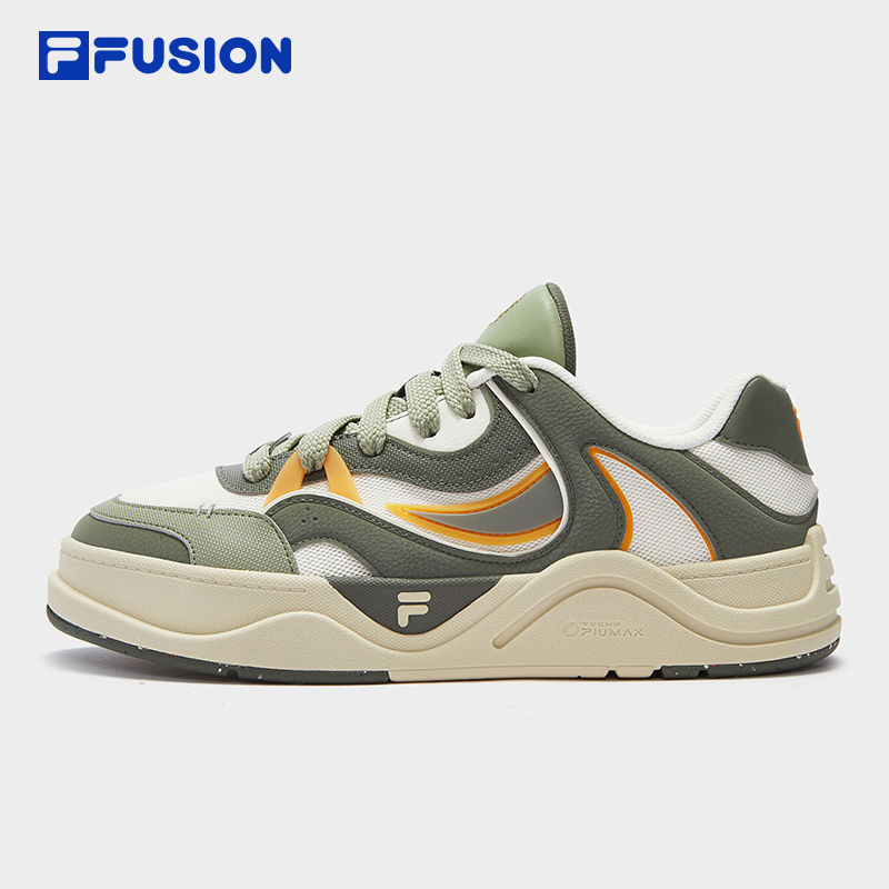 FILA 斐乐 FUSION 斐乐潮牌男鞋低帮板鞋2024秋季新款轻便运动鞋休闲鞋 469元