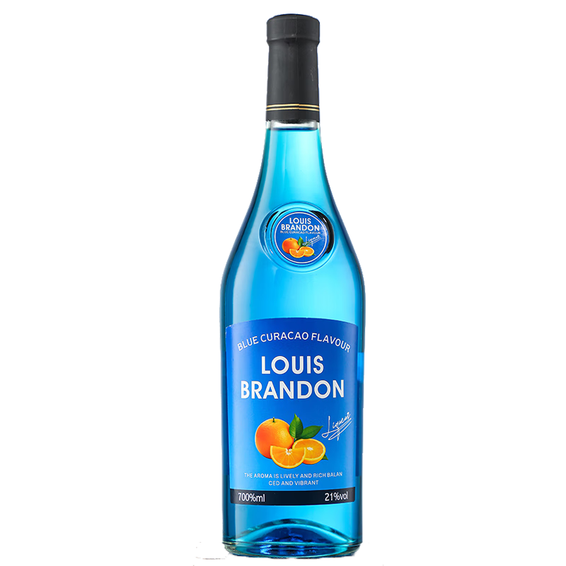 LOUIS BRANDON 蓝橙味力娇酒 21° 700ml 12元