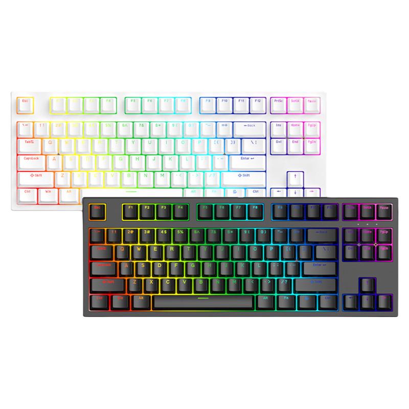高斯 GS3087TPro三模无线蓝牙热插拔带旋钮RGB机械键盘 119元（需用券）