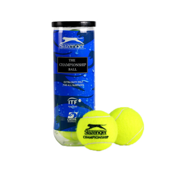 Slazenger 史莱辛格 网球 训练比赛球胶罐3粒装STB340966 31.9元