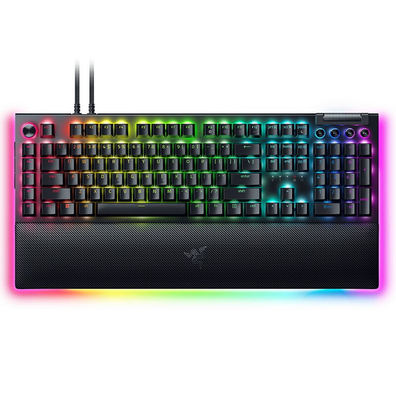 RAZER 雷蛇 黑寡妇蜘蛛V4 专业版 109键 有线机械键盘 黑色 线性黄轴 RGB 1699元