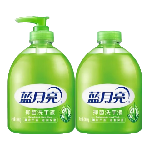 蓝月亮洗手液 500g+500g补充装 抑菌99.9﹪ 11.9元