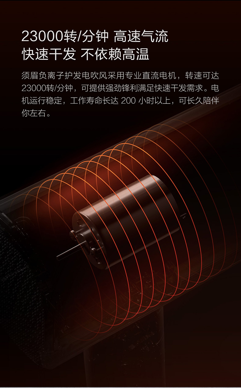 小米生态链，日本进口温控，双倍负离子护发：须眉 电吹风机 券后159元包邮 买手党-买手聚集的地方