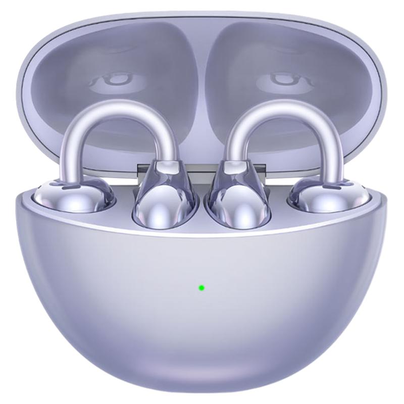 荣耀 HONOR 亲选LCHSE耳夹式耳机荣耀原装蓝牙耳机开放式 荣耀耳夹耳机莫奈紫