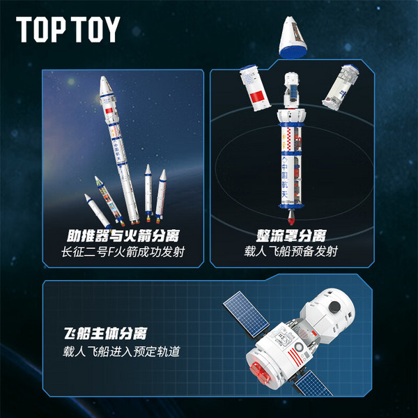 TOPTOY 长征二号运载火箭 CZ-2F