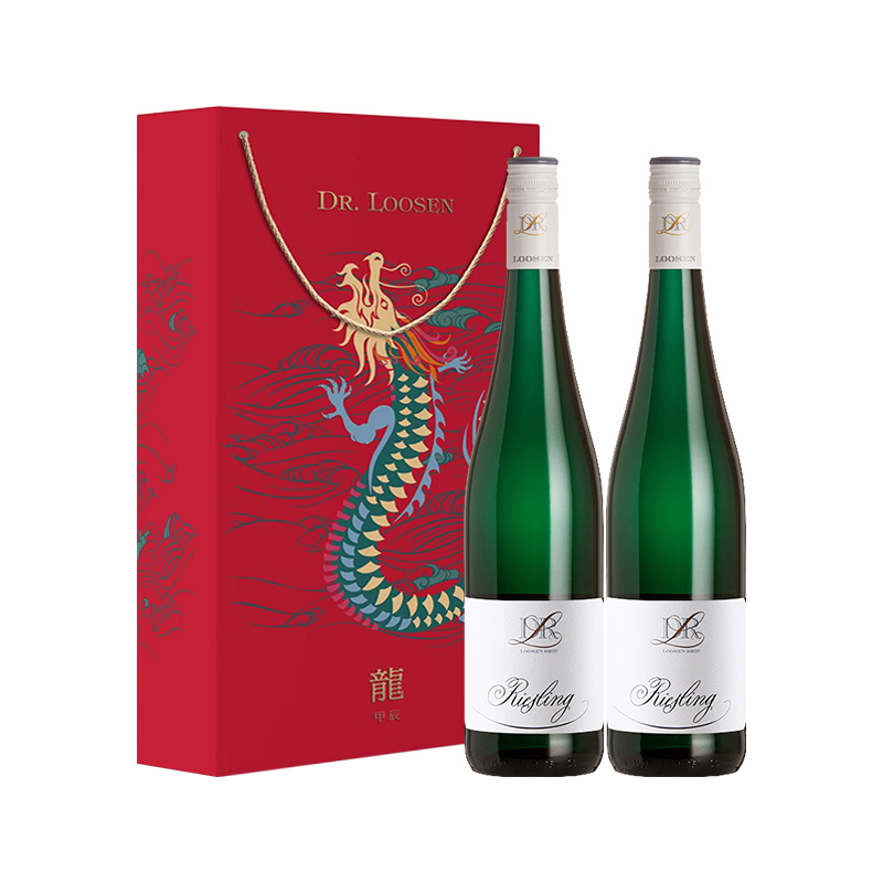 Dr. Loosen 露森 Dr.Loosen/露森 德国雷司令半甜型750ml*2瓶龙年限定礼盒 189.05元