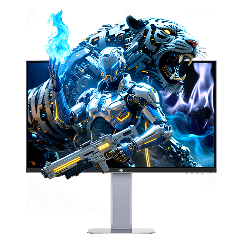泰坦军团 27英寸 4K 200Hz 双模400Hz HDR400 自定义光显矩阵 升降旋转 设计师专业