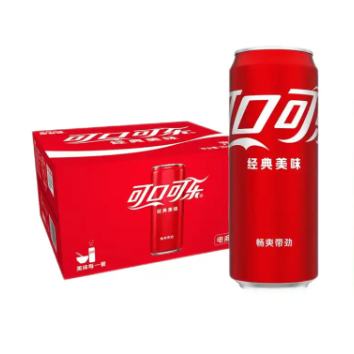 再补货、4日20点、京东百亿补贴：可口可乐（Coca-Cola）汽水碳酸饮料 330mL 20