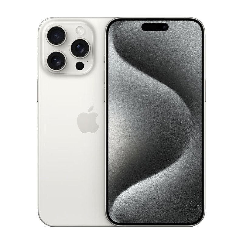 Plus：Apple 苹果 iPhone 15 Pro Max 5G手机 白色钛金属 全网通256GB 官方标配 7918.63