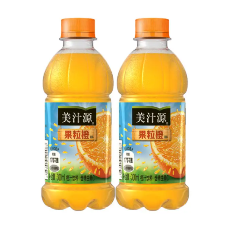 美汁源 果粒橙300ml*6瓶 11.8元