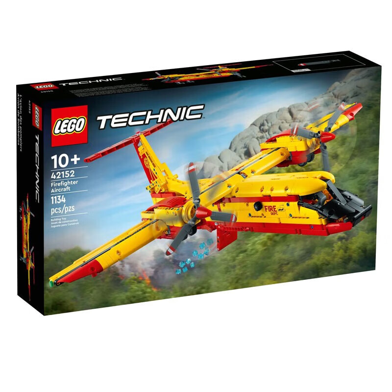 LEGO 乐高 积木科技系列7岁+男女孩儿童拼插积木玩具礼物 42152消防飞机 569.14