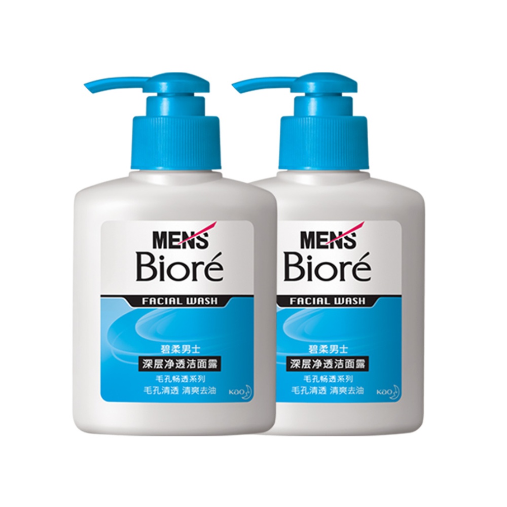 Bioré 碧柔 毛孔畅透系列 男士深层净透洁面露 150ml*2 38.32元