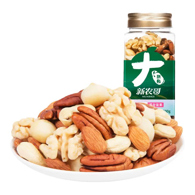 xinnongge 新农哥 混合坚果500g*1罐装每日坚果干果仁零食 ￥5