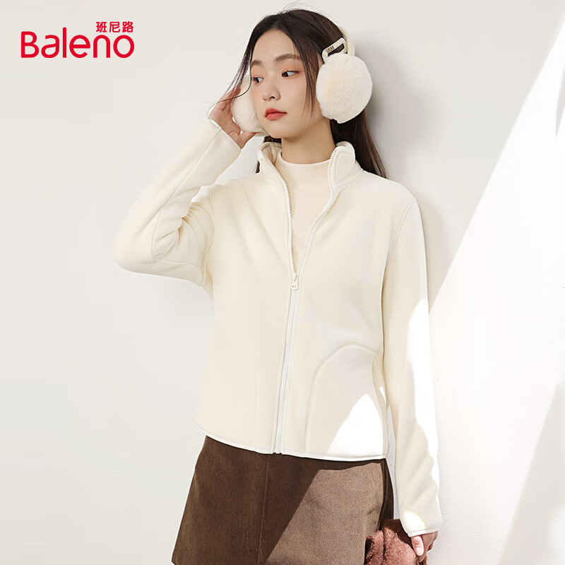 Baleno 班尼路 加绒外套女装双面奥粒绒 54.87元（需用券）