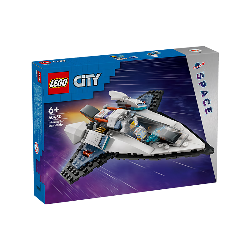 LEGO 乐高 城市系列 60430星际飞船 男孩女孩拼装积木玩具礼物 112元