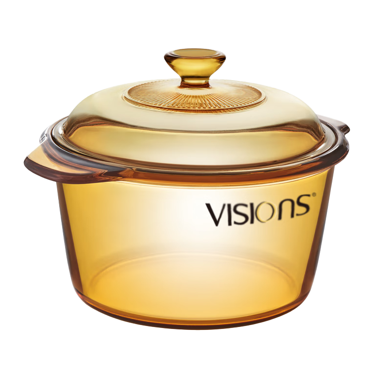 再降价、需首购：VISIONS 康宁 VS-32 玻璃深汤锅 3.2L 389.6元包邮（叠家居卡低