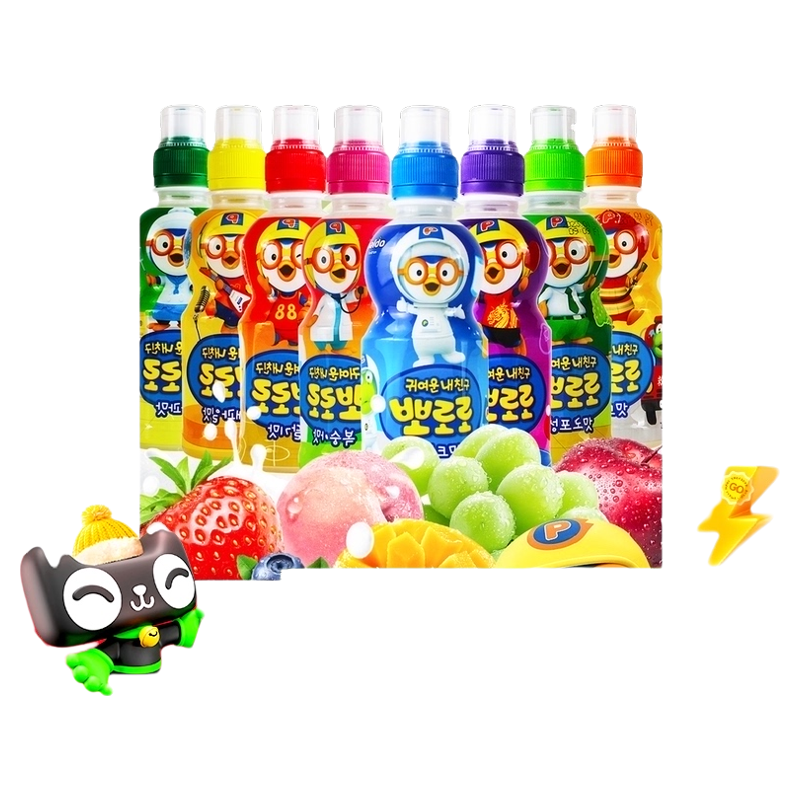 Pororo 啵乐乐 混合果味饮料235ml*8瓶 ￥31.83