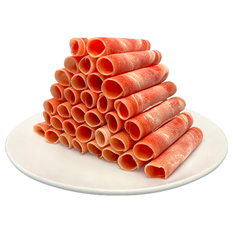 羊小柒 宁夏滩羊羔羊肉卷 1kg 57.56元（需买3件，需用券）