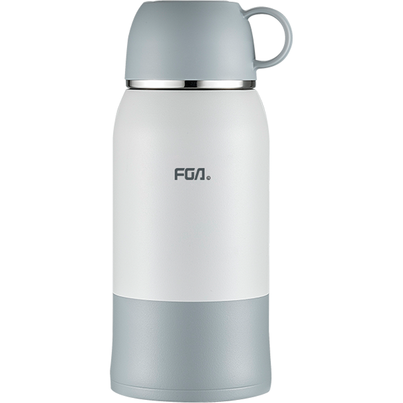 富光 保温杯男女316不锈钢大容量简约便携小儿童水杯子 运动蓝600ml 53.9元