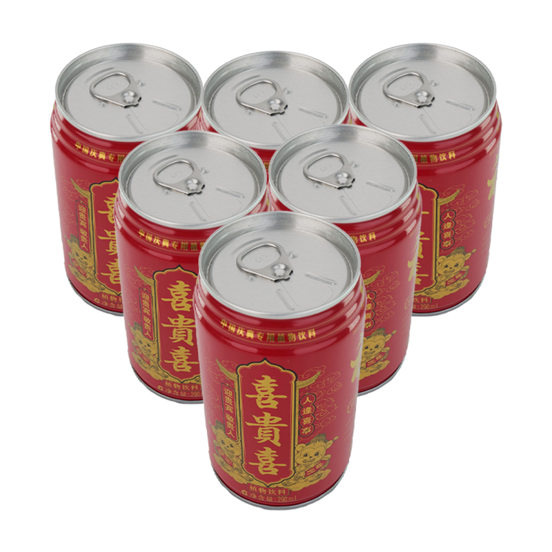 晓贵猴 喜贵喜 草本植物饮料 290ml*6罐 ￥7.9