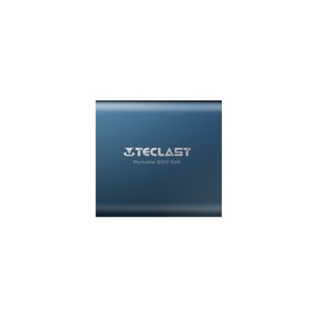 Teclast 台电 S20 USB 3.1 Gen2 移动固态硬盘 Type-C 512GB 蓝色 159元