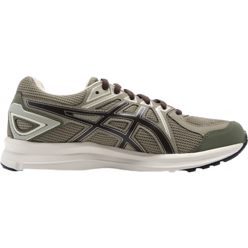 亚瑟士 ASICS JOG 100 复古宽楦跑鞋 山野绿 男款 女款 轻量透气 38 5.5/240mm 建议