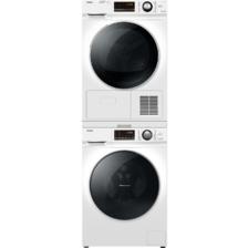 PLUS会员: 海尔（Haier）白色洗烘套装1.08洗净比10Kg滚筒洗衣机全自动+热泵烘
