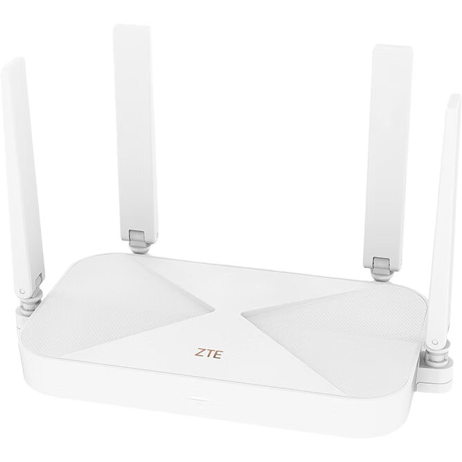 ZTE 中兴 巡天AX1500 双频1500M 家用千兆Mesh无线路由器 Wi-Fi 6 白色 单个装 98.14