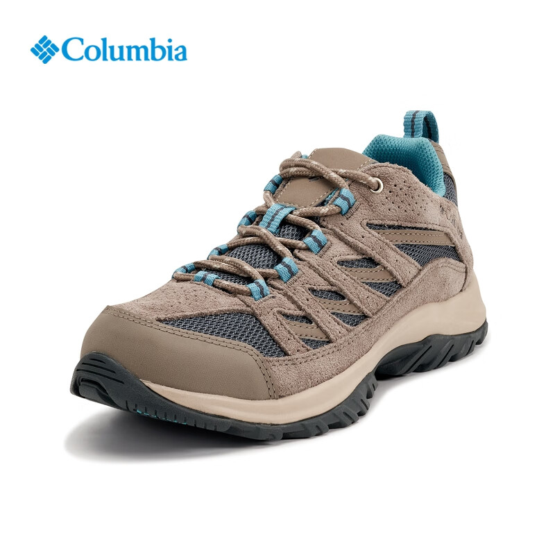 哥伦比亚 户外女子抓地耐磨运动户外徒步鞋登山鞋BL4595 055(卡其色/灰色) 38(2