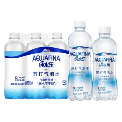 百事纯水乐苏打气泡水450ml*24瓶 25.6元（万人团有4.1元补贴)