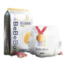 掉落券、PLUS会员：bebebus 金标茶树精华纸尿 裤试用装M4片（6-11kg） 1.85元包