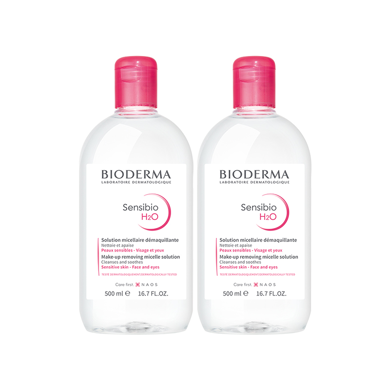 88VIP：BIODERMA 贝德玛 法国进口贝德玛卸妆水卸妆油液舒妍多效洁肤液100ml正