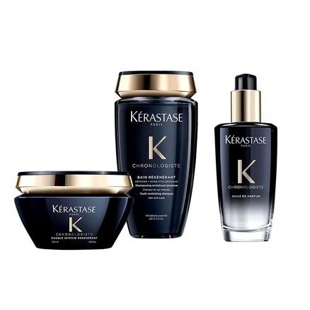 KÉRASTASE 卡诗 黑钻钥源三件套（洗发水250ml+发膜200ml+精油100ml） 588元