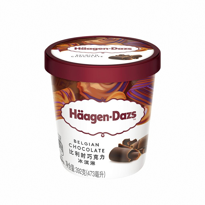 Durobor 比利时 Häagen·Dazs 哈根达斯 比利时巧克力冰淇淋 392g 76.65元