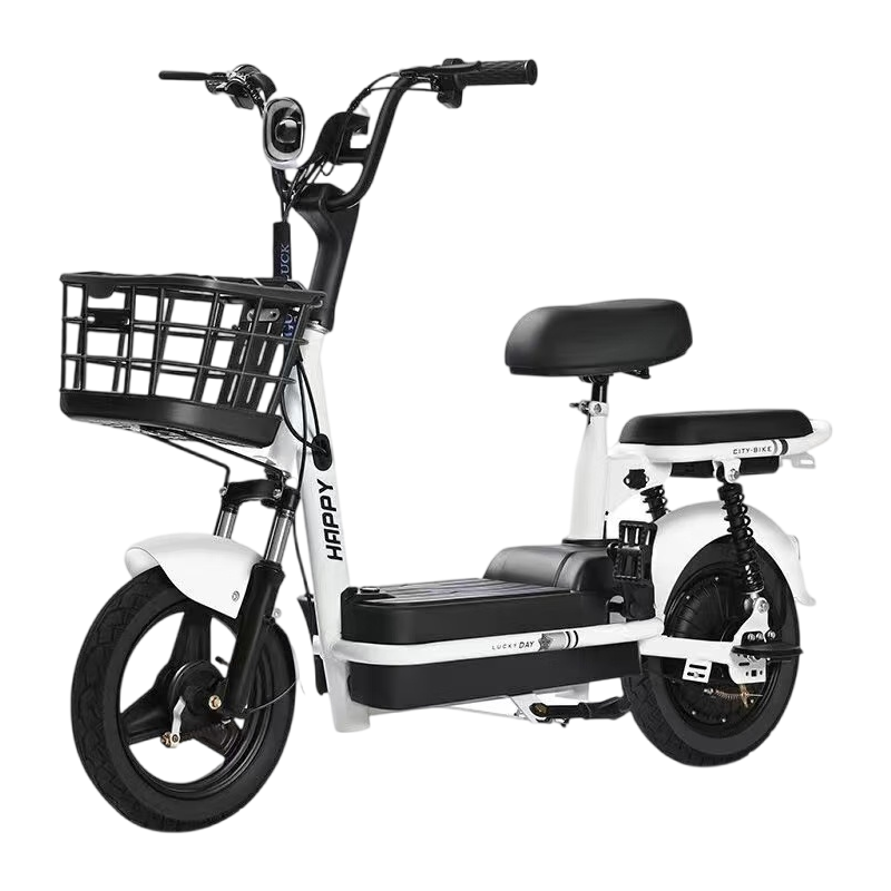 安顺骑新国标电动车小型电动自行车48V锂电池白色【新国标可上牌可提取电