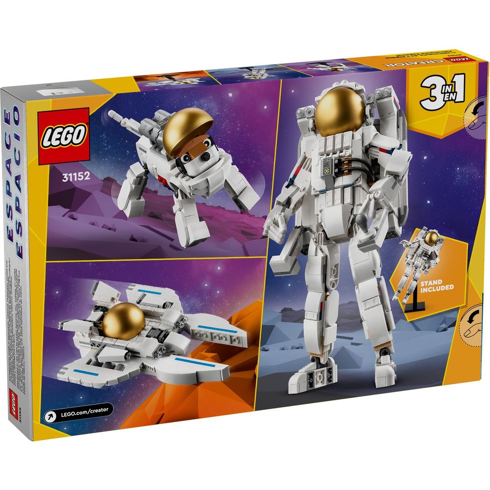 LEGO 乐高 创意百变3合1系列 31152 太空宇航员 180.85元（需用券）