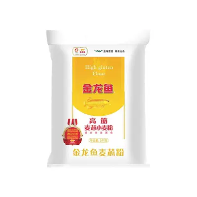 金龙鱼高筋麦芯粉5kg面粉 16.6元（需领券）