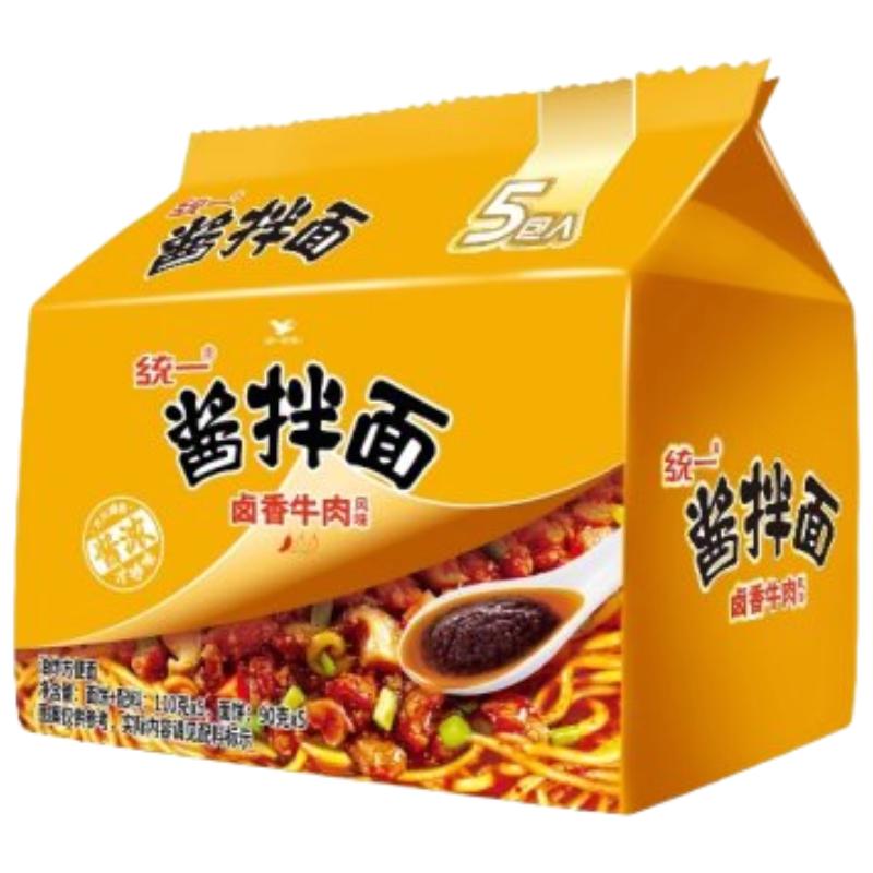 统一 酱拌面 卤香牛肉风味 110g*5袋 5.16元