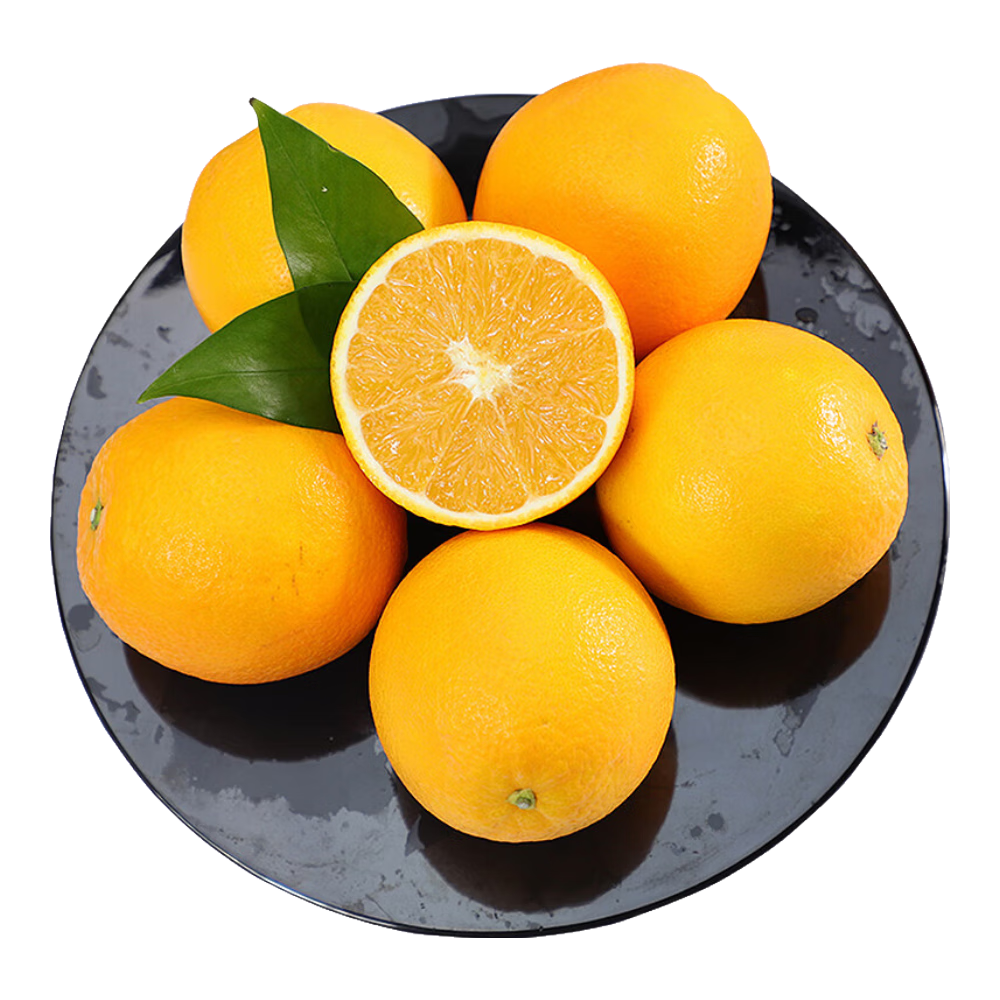 京东百亿补贴、plus会员:京鲜生 埃及夏橙 橙子 优选果 4kg礼盒装 单果约180g