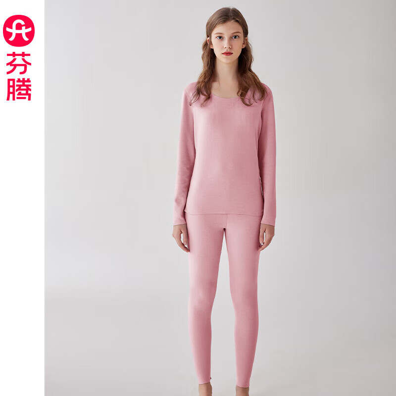 FENTENG 芬腾 情侣男女羊毛蚕丝德绒保暖内衣套装2件套 ￥57.96