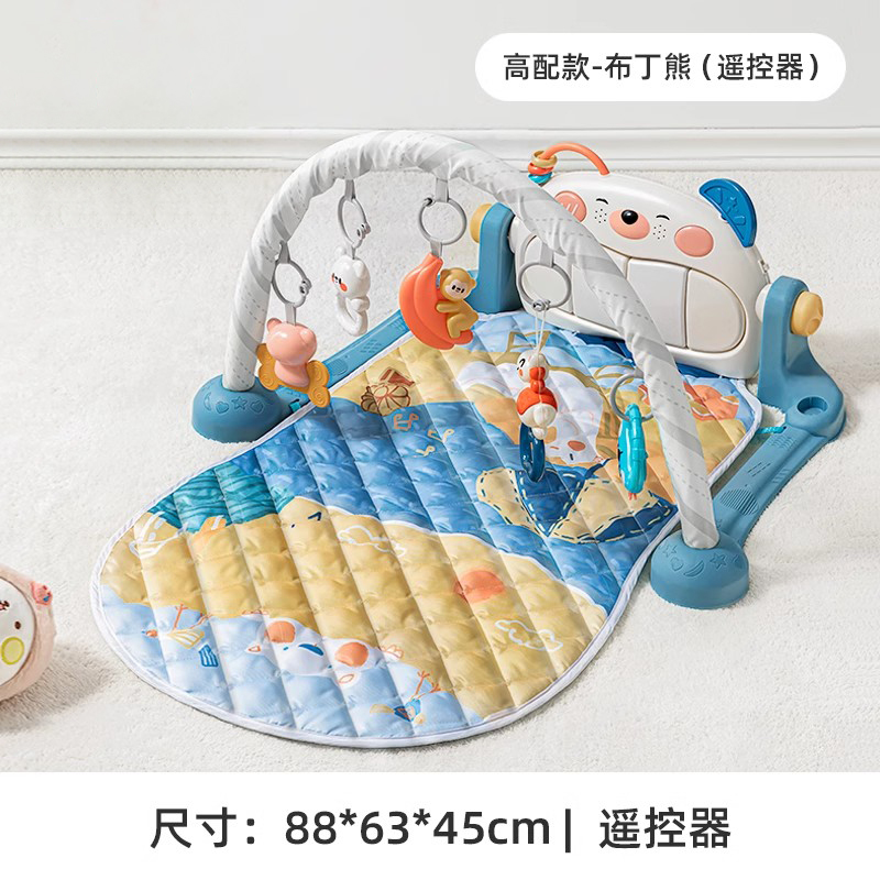 88VIP：曼龙 mloong 婴儿健身架0-1岁宝宝脚踏钢琴玩具新生儿音乐玩具礼盒儿童