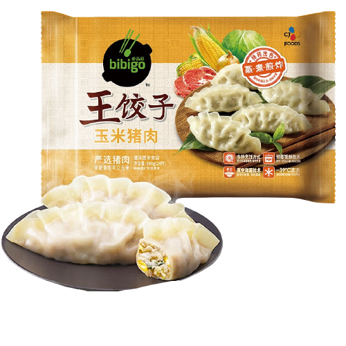 必品阁 王水饺 玉米猪肉 840g 17.26元