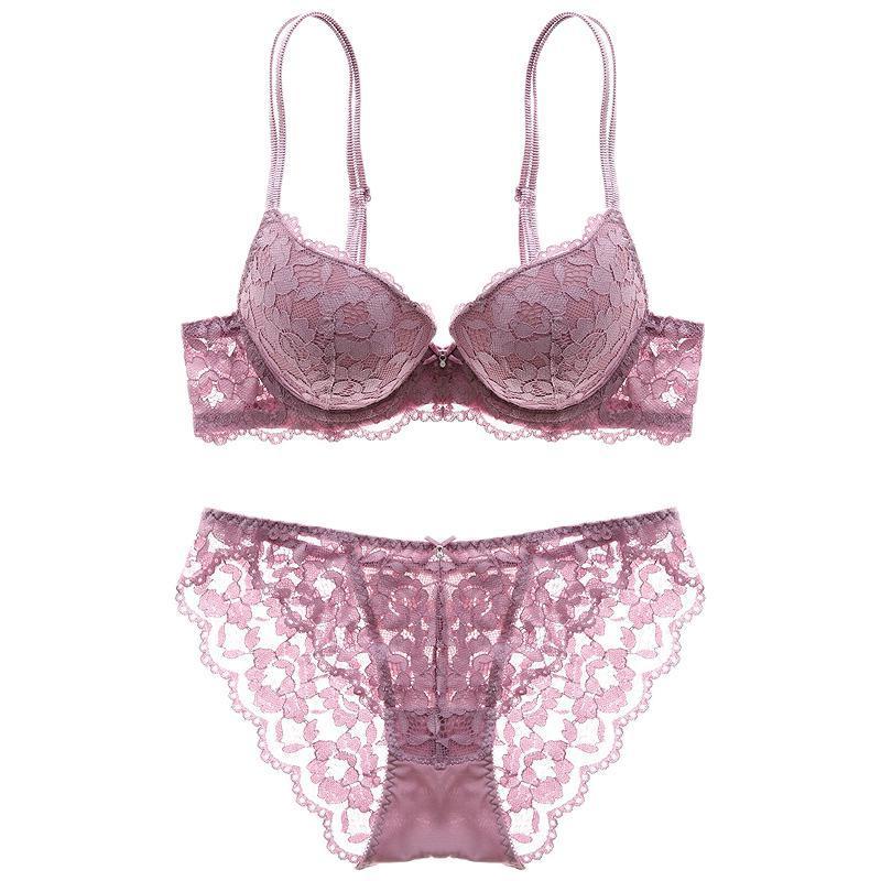 Glambody MAGIC NATURAL LINE 女士蕾丝聚拢文胸套装 842002 53元