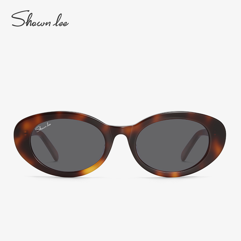 Shawn lee Shawnlee时尚复古猫眼墨镜女玳瑁防晒太阳镜防紫外线高级感眼镜 258元