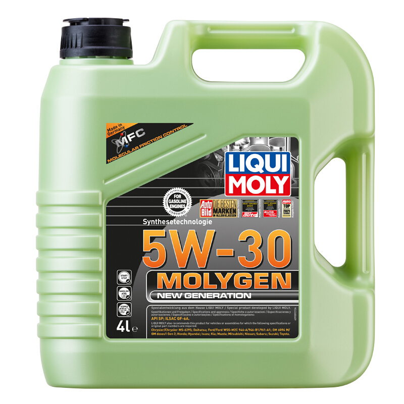 LIQUI MOLY 力魔 魔法基因 5W-30 SP级 全合成机油 4L 254.6元