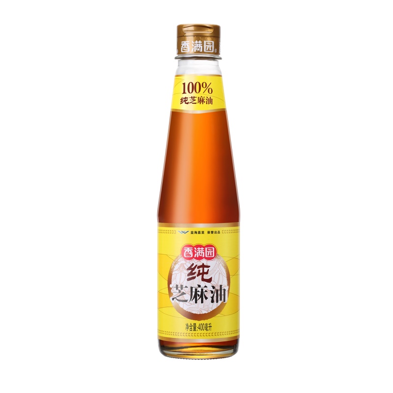 香满园 纯芝麻油 400ml 9.01元