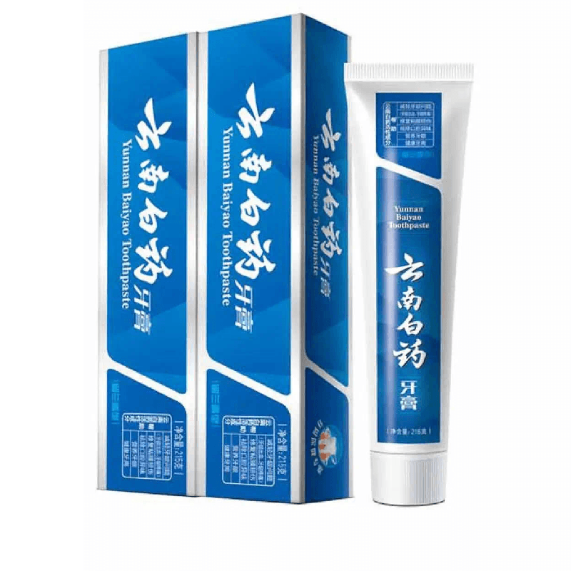 云南白药牙膏 留兰香型215g*2支 ￥36.9