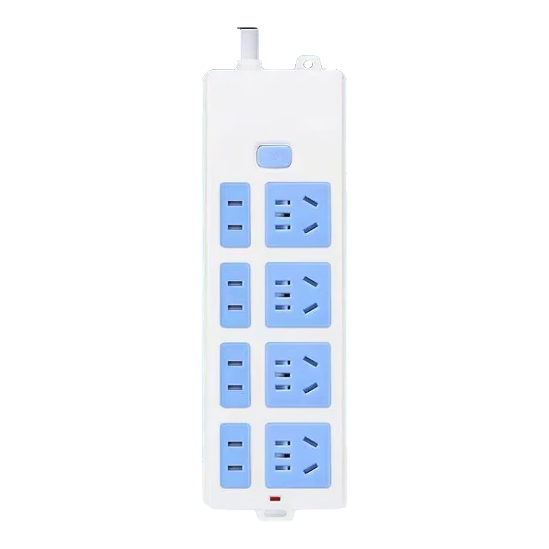微信小程序：新国标安全插座/插线板 八位28孔 线长1.5m*2件 7.9元，合3.95元/