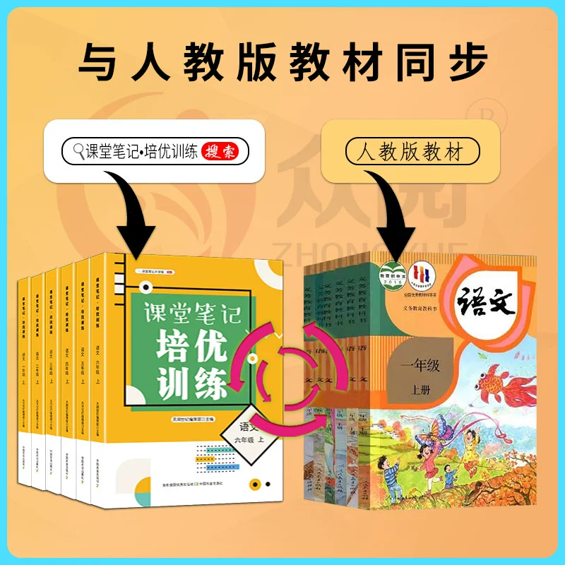 小学1-6年级课堂笔记+培优训练 券后6.8元