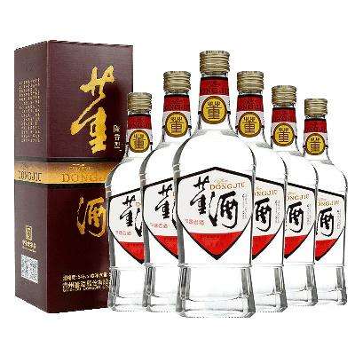 预售：董酒 复刻系列 白标 董香型白酒 54度 500ml*6整箱装 579元（付定10元抵20